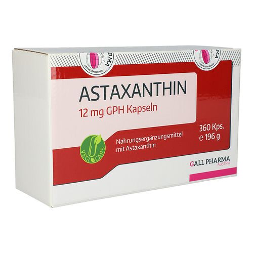 ASTAXANTHIN 12MG GPH KAPSELN, 360 Stk., Hecht-Pharma GmbH