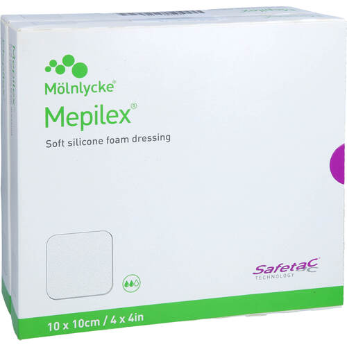 MEPILEX Schaumverband 10x10 cm, 10 Stk., Adequapharm GmbH