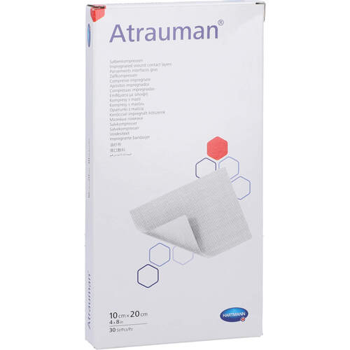 ATRAUMAN 10x20 cm sterile Salbenkompressen, 30 Stk., + Prisoma GmbH ATRAUMAN 10x20 cm sterile Salbenkompressen, 30 Stk., + Prisoma GmbH
