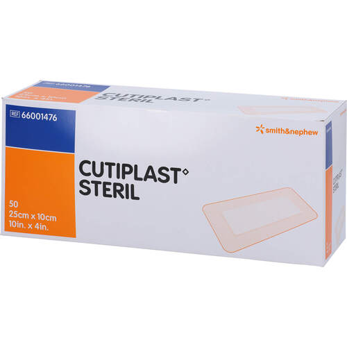 CUTIPLAST steril Wundverband 10x25 cm, 50 Stk., + Prisoma GmbH
