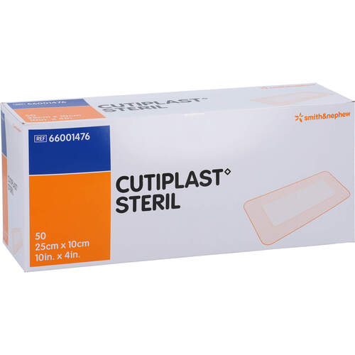 CUTIPLAST steril Wundverband 10x25 cm, 50 Stk., + Prisoma GmbH