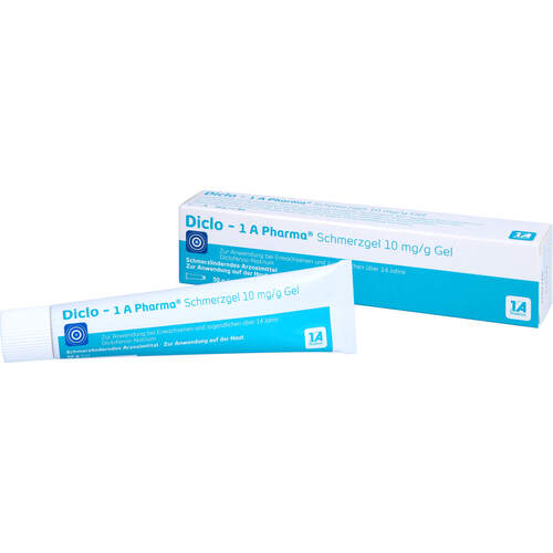 DICLO-1A Pharma Schmerzgel 10 mg/g, 50 g, 1 A Pharma GmbH