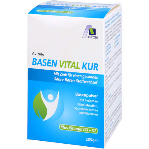 Basen Vital Kur plus Vitamin D3+K2, 255 g, Avitale GmbH