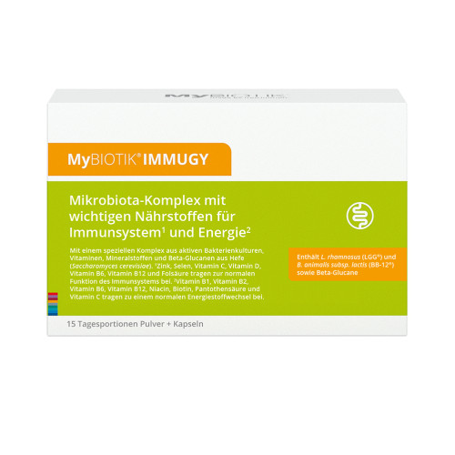 MyBIOTIK IMMUGY KOMBIPACKUNG 15 x 2 g + 30 Kapsel, 1 Stk., Nutrimmun GmbH