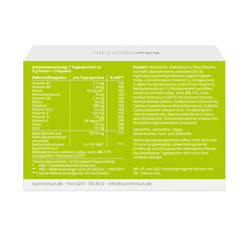 MyBIOTIK IMMUGY KOMBIPACKUNG 30 x 2 g + 60 Kapseln, 1 Pck., Nutrimmun GmbH