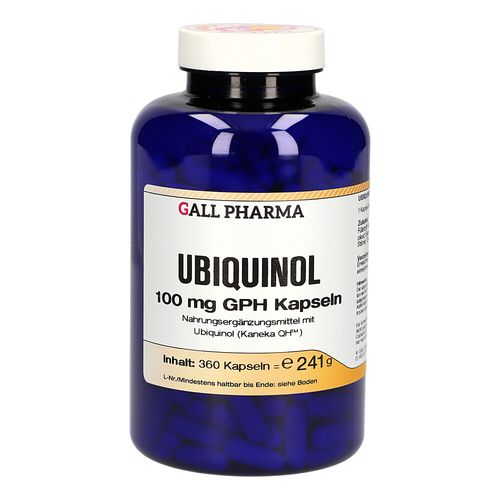 UBIQUINOL 100MG GPH KAPSELN, 360 Stk., Hecht-Pharma GmbH