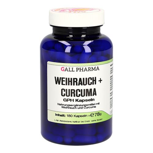 WEIHRAUCH + CURCUMA GPH KAPSELN, 180 Stk., Hecht-Pharma GmbH