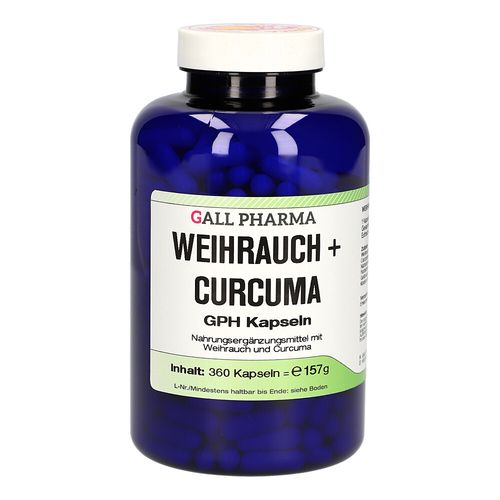 WEIHRAUCH + CURCUMA GPH KAPSELN, 360 Stk., Hecht-Pharma GmbH