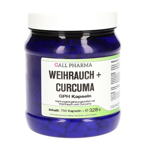 WEIHRAUCH + CURCUMA GPH KAPSELN, 750 Stk., Hecht-Pharma GmbH