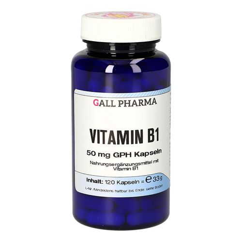 VITAMIN B1 50MG GPH KAPSELN, 120 Stk., Hecht-Pharma GmbH