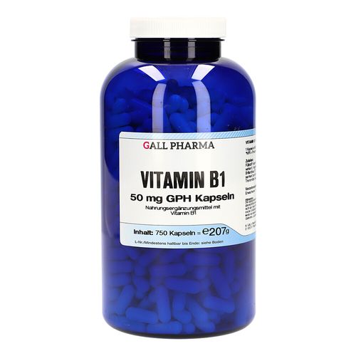 VITAMIN B1 50MG GPH KAPSELN, 750 Stk., Hecht-Pharma GmbH