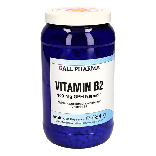 VITAMIN B2 100MG GPH KAPSELN, 1750 Stk., Hecht-Pharma GmbH