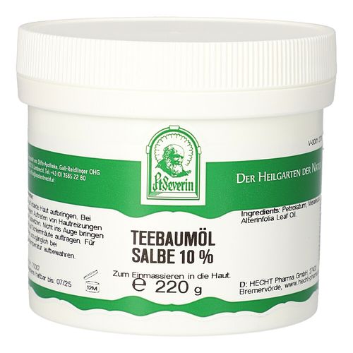 TEEBAUMOEL SALBE 10%, 220 g, Hecht-Pharma GmbH