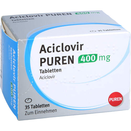 Aciclovir PUREN 400 mg Tabletten, 35 ST, PUREN Pharma GmbH & Co. KG