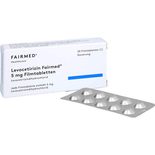Levocetirizin Fairmed 5 mg Filmtabletten, 20 Stk., Fairmed Healthcare GmbH