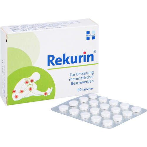 REKURIN Tabletten, 80 St, Niehaus Pharma GmbH & Co. KG