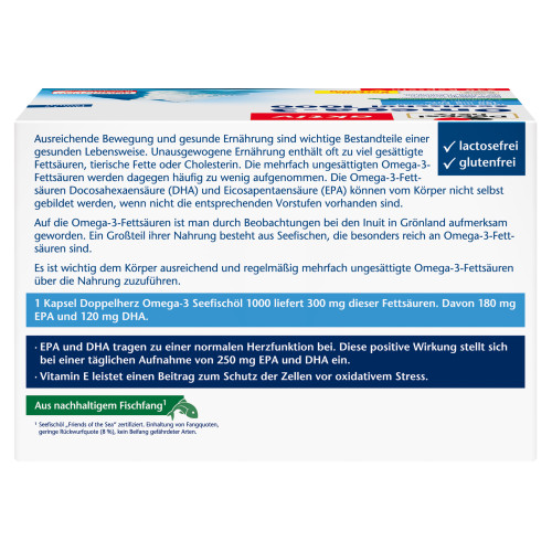 Doppelherz Omega-3 Seefischöl 1000, 240 Stk., Queisser Pharma GmbH & Co. KG