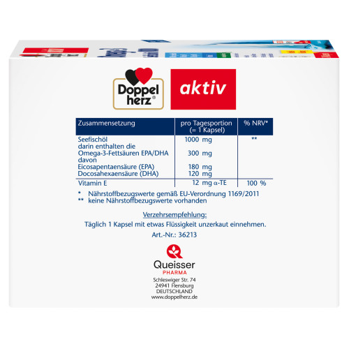 Doppelherz Omega-3 Seefischöl 1000, 240 Stk., Queisser Pharma GmbH & Co. KG