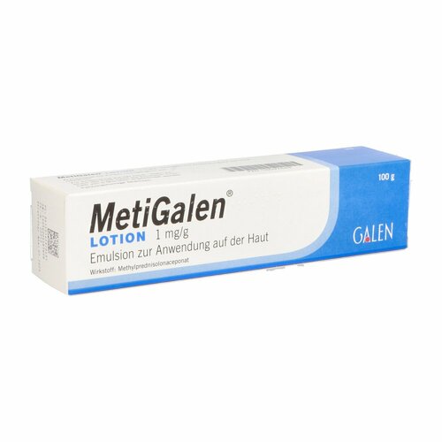 MetiGalen Lotion 1mg/g Emulsion, 100 G, Galenpharma GmbH