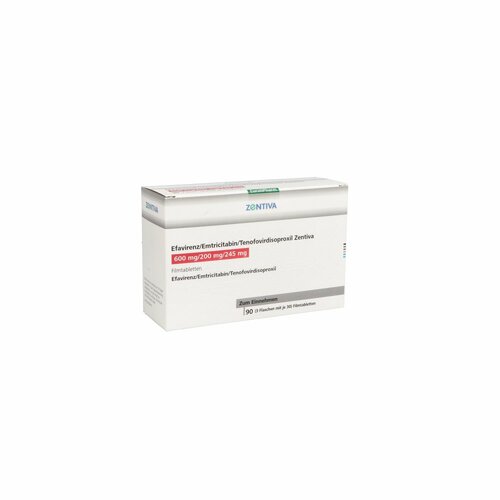 Efavirenz/Emtricitabin/Tenofovir.Zenti.600/200/245, 3x30 Stk., Eurimpharm Arzneimittel GmbH