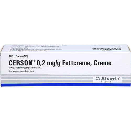 Cerson 0.2 mg/g Fettcreme Creme, 100 g, Abanta Pharma GmbH