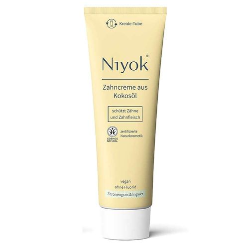 Zahncreme aus Kokosöl Zitronengras & Ingwer Niyok, 75 ml, Axisis GmbH