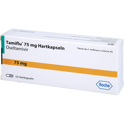 TAMIFLU 75 mg Hartkapseln, 10 ST, Emra-Med Arzneimittel GmbH