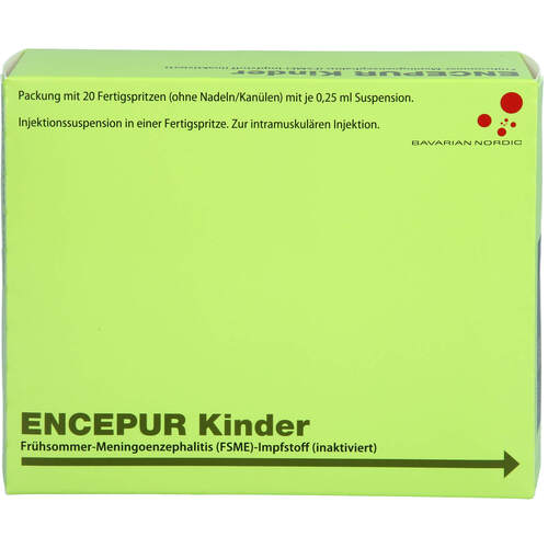 ENCEPUR Kinder, 20 Stk., Bavarian Nordic A/S