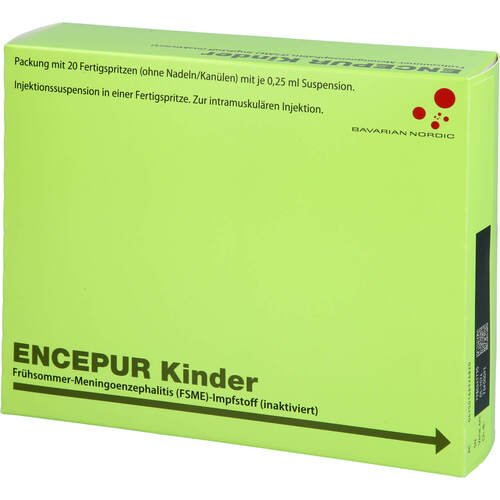 ENCEPUR Kinder, 20 Stk., Bavarian Nordic A/S