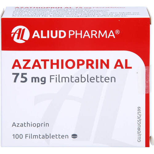 Azathioprin AL 75 mg Filmtabletten, 100 Stk., Aliud Pharma GmbH