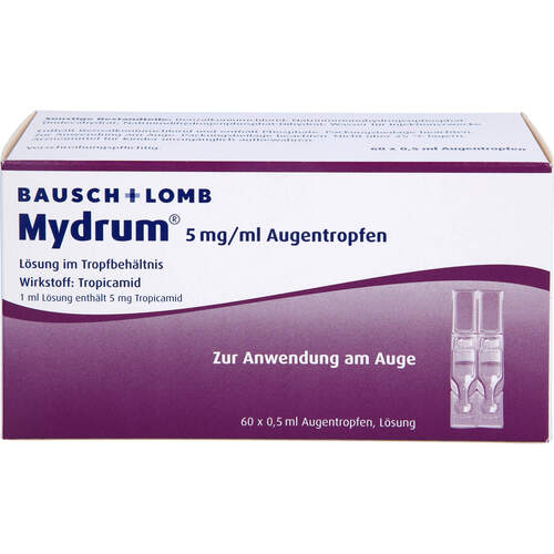 MYDRUM 5 mg/ml Augentropfen, 60x0,5 ml, Dr. Gerhard Mann