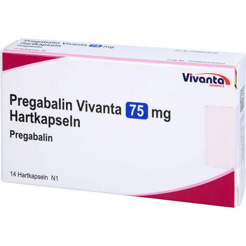 Pregabalin Vivanta 75 mg Hartkapseln, 14 Stk., Vivanta Generics s.r.o Pregabalin Vivanta 75 mg Hartkapseln, 14 Stk., Vivanta Generics s.r.o