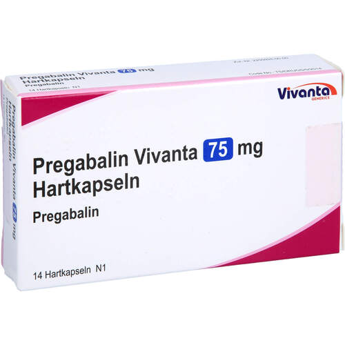 Pregabalin Vivanta 75 mg Hartkapseln, 14 Stk., Vivanta Generics s.r.o Pregabalin Vivanta 75 mg Hartkapseln, 14 Stk., Vivanta Generics s.r.o