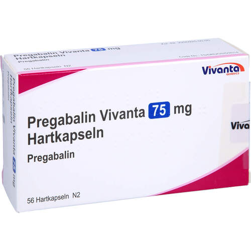 Pregabalin Vivanta 75 mg Hartkapseln, 56 Stk., Vivanta Generics s.r.o Pregabalin Vivanta 75 mg Hartkapseln, 56 Stk., Vivanta Generics s.r.o