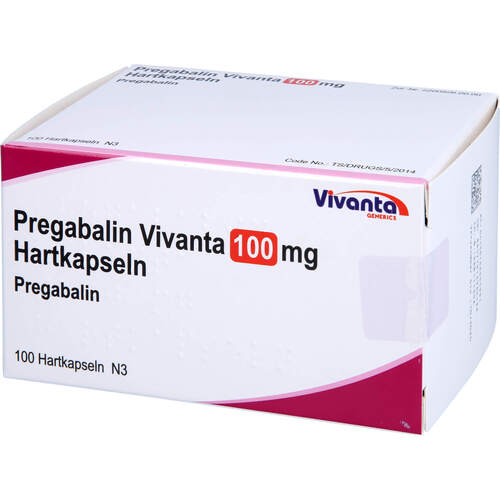 Pregabalin Vivanta 100 mg Hartkapseln, 100 ST, Vivanta Generics s.r.o