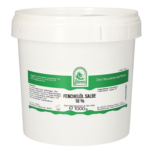 FENCHELOEL SALBE 10%, 1000 g, Hecht-Pharma GmbH