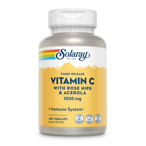 Vitamin C 1000 mg mit Hageb & Acerola verz Solaray, 100 Stk., Supplementa GmbH