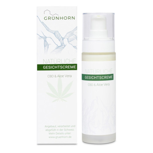 Grünhorn CBD Gesichtscreme, 50 ml, Schurer Pharma & Kosmetik GmbH