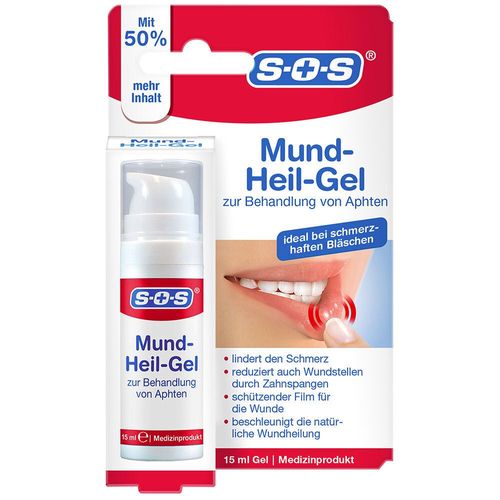 SOS Mund Heil Gel, 15 ml, DISTRICON GmbH