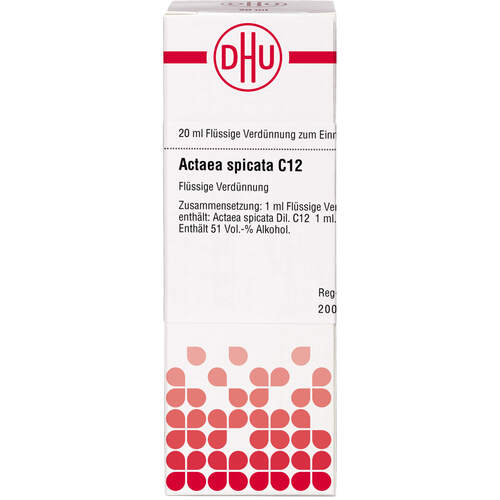 ACTAEA SPICATA C12, 20 ml, Dhu-Arzneimittel GmbH & Co. KG