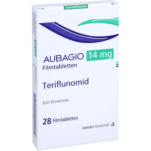 AUBAGIO 14 mg Filmtabletten, 28 Stk., Eurimpharm Arzneimittel GmbH