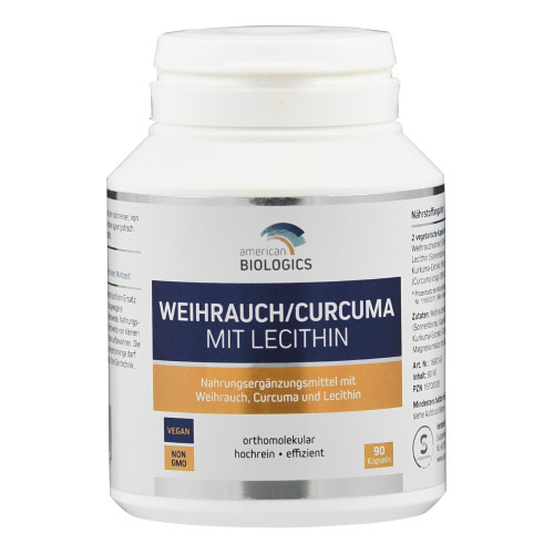 Weihrauch/Curcuma mit Lecithin American Biologics, 90 Stk., Supplementa GmbH