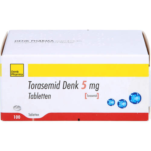TORASEMID Denk 5 mg Tabletten, 100 Stk., Denk Pharma GmbH & Co.KG