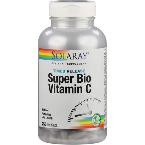 Super Bio C - Buffered TSTR Solaray, 250 Stk., Supplementa GmbH