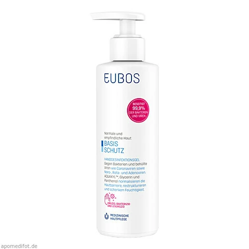 EUBOS BASIS SCHUTZ Handdesinfektionsgel, 200 ml, Dr.Hobein (Nachf.) GmbH