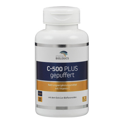 C-500 Plus gepuffert American Biologics, 90 Stk., Supplementa GmbH