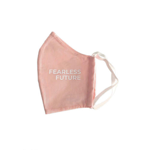 Bio Mund Nasen Maske Fearless Future pink, 1 Stk., PHYNE GmbH