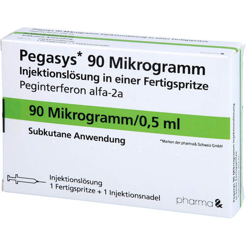 Pegasys 90 ug Injektionslösung i.e.Fertigspritze, 1 Stk., Emra-Med Arzneimittel GmbH