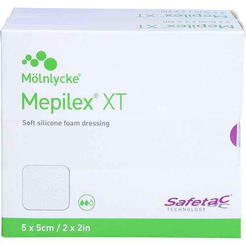 Mepilex XT 5x5 cm Schaumverband, 10 Stk., Adequapharm GmbH Mepilex XT 5x5 cm Schaumverband, 10 Stk., Adequapharm GmbH