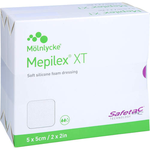 Mepilex XT 5x5 cm Schaumverband, 10 Stk., Adequapharm GmbH Mepilex XT 5x5 cm Schaumverband, 10 Stk., Adequapharm GmbH